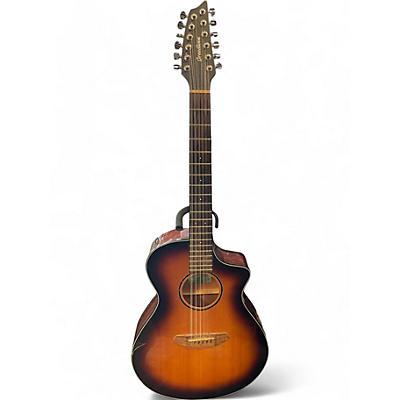 Used Breedlove Discovery Concert ED 12 2 Color Sunburst 12 String Acoustic Electric Guitar