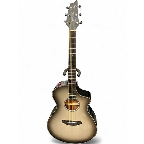 Used Breedlove Discovery Concert Gray Acoustic Guitar Gray