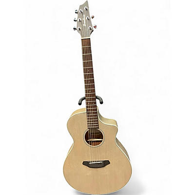 Used Breedlove Discovery Concert Natural Acoustic Guitar