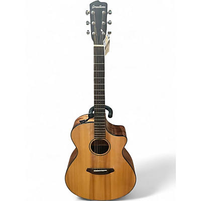 Used Breedlove Discovery Concerto CE Natural Acoustic Electric Guitar