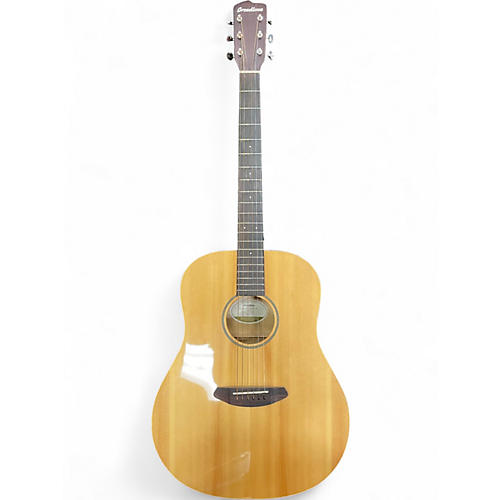 Used Breedlove Discovery Dreadnought Natural Acoustic Guitar Natural