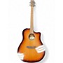 Used Breedlove Discovery Dreanought Cutaway 2 Color Sunburst Acoustic Electric Guitar 2 Color Sunburst