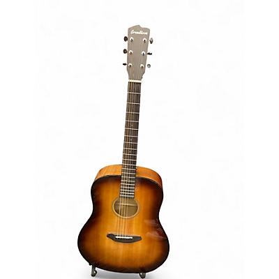 Used Breedlove Discovery Maple Dreadnought 2 Tone Sunburst Acoustic Guitar