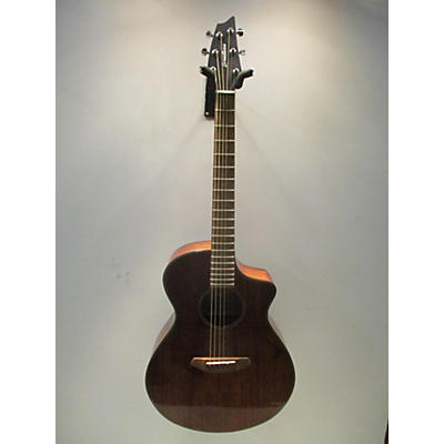 Used Breedlove Discovery S CE African Mahogany-African Mahogany HB Concert Natural Acoustic Guitar