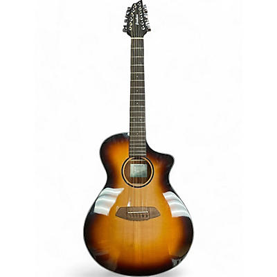 Used Breedlove Discovery S Concert ED 12 ST CE Antique Burst 12 String Acoustic Electric Guitar