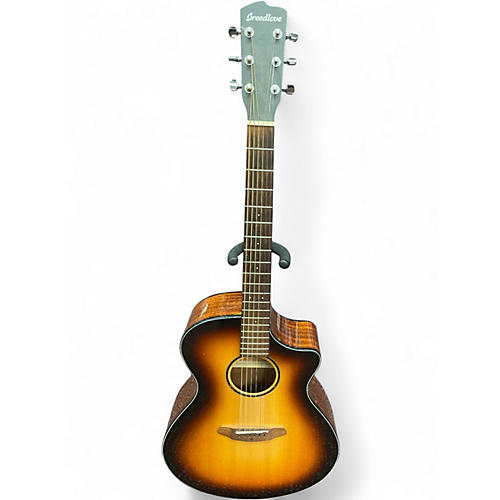 Used Breedlove Discovery S Concerto 3 Color Sunburst Acoustic Electric Guitar 3 Color Sunburst
