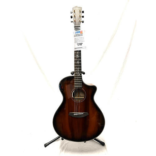 Breedlove Used Breedlove Jeff Bridges Signature Bourbon Burst Acoustic Electric Guitar Bourbon Burst