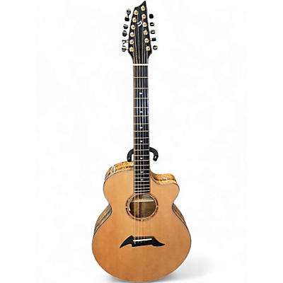 Used Breedlove Limited Edition Summer 2012 A25 12 Natural 12 String Acoustic Electric Guitar