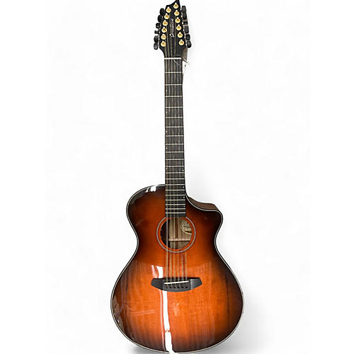 Breedlove Used Breedlove Oregon Concert Brown Sunburst Acoustic Electric Guitar Brown Sunburst