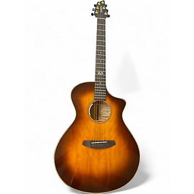Used Breedlove Oregon Concert CE 2 Tone Sunburst Acoustic Electric Guitar