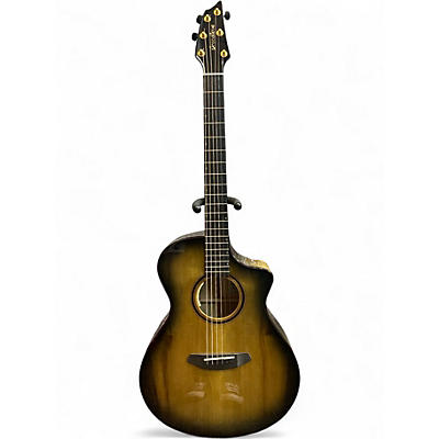 Used Breedlove Oregon Concert CE GREEN BURST Acoustic Electric Guitar