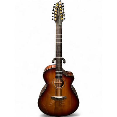 Used Breedlove Oregon Concerto 2 Tone Sunburst 12 String Acoustic Guitar