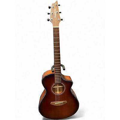 Used Breedlove Organic Collection Wildwood Concert Cutaway CE Acoustic-Elec Whiskey Burst Acoustic Guitar