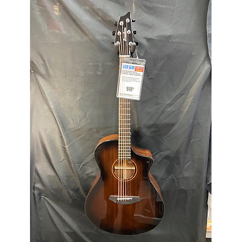 Breedlove Used Breedlove Organic Wildwood Pro CE All-African Mahogany Concert Mahogany Suede Acoustic Electric Guitar Mahogany Suede