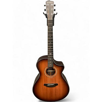 Breedlove Used Breedlove PREMIER CONCERTO EDGEBURST CE Tobacco Sunburst Acoustic Electric Guitar