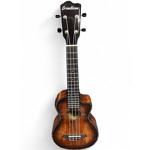 Used Breedlove PURSUIT EX CU CE BO Mytlewood Natural Ukulele Natural