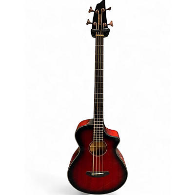 Used Breedlove PURSUIT EX S CONCERT SN BASS CE Crimson Burst Acoustic Bass Guitar