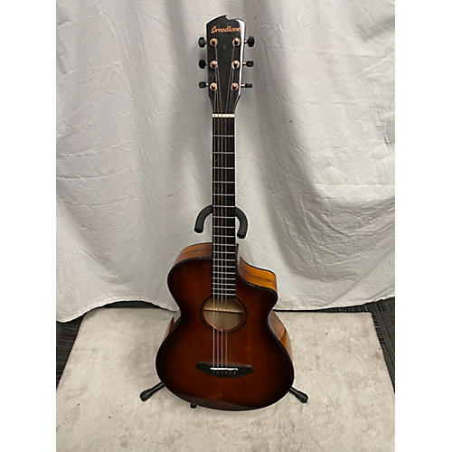 Breedlove Used Breedlove PURSUIT EXOTIC CE CONCERTINA Tiger Eye Acoustic Electric Guitar Tiger Eye