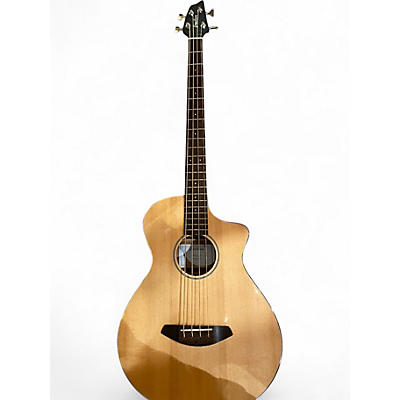 Used Breedlove Passport Bass Natural Acoustic Bass Guitar