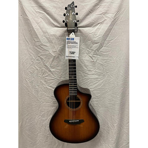 Breedlove Used Breedlove Premier Concert Redwood/Rosewood Edgeburst Acoustic Electric Guitar edgeburst