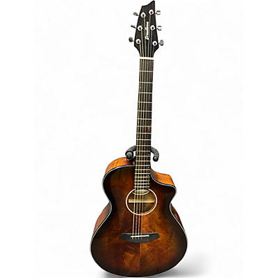 Used Breedlove Pursuit Concert Brown Sunburst Acoustic Electric Guitar
