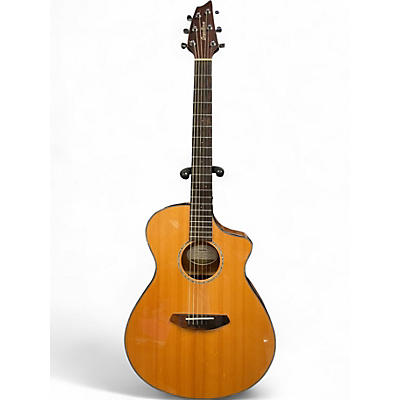 Used Breedlove Pursuit Concert CE SS Natural Acoustic Electric Guitar