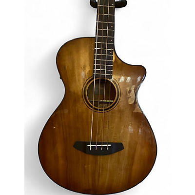 Used Breedlove Pursuit Concert EX S CONCERTO Natural Acoustic Bass Guitar