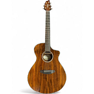 Used Breedlove Pursuit Concert KK Natural Acoustic Electric Guitar