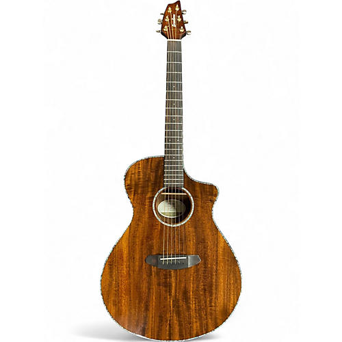Used Breedlove Pursuit Concert KK Natural Acoustic Electric Guitar Natural