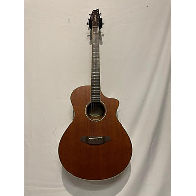 Breedlove Used Breedlove Pursuit Concert Mahogany Brown Acoustic Electric Guitar