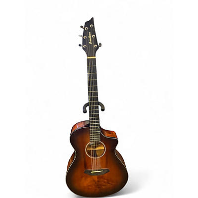 Used Breedlove Pursuit Concert Natural Acoustic Electric Guitar
