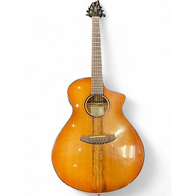Used Breedlove Pursuit Concert Natural Acoustic Electric Guitar