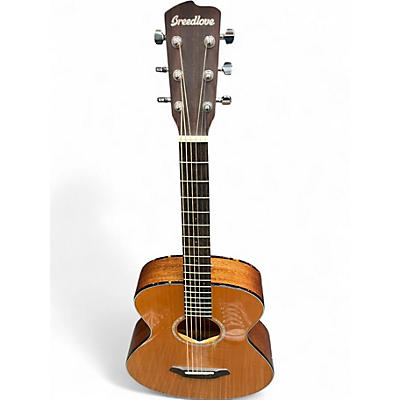 Used Breedlove Pursuit Concert Natural Acoustic Electric Guitar