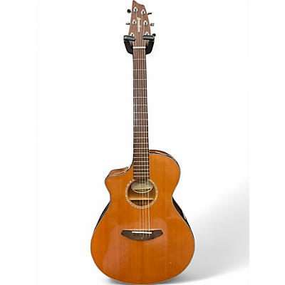 Used Breedlove Pursuit Concert Vintage Natural Acoustic Electric Guitar