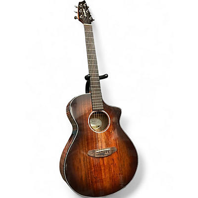 Used Breedlove Pursuit EX Concert CE MM Bourbon Burst Acoustic Guitar