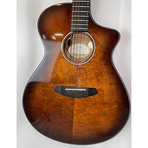 Breedlove Used Breedlove Pursuit EX Concert Myrtlewood Bourbon Burst Acoustic Electric Guitar Bourbon Burst