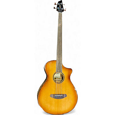 Used Breedlove Pursuit EX S Concerto CE Myrtlewood Sunburst Acoustic Bass Guitar