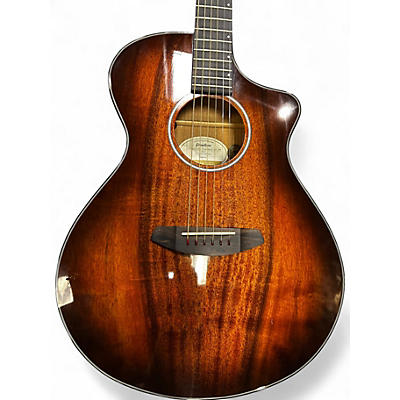 Used Breedlove Pursuit Ex Concert CE MM Tiger Eye Acoustic Electric Guitar