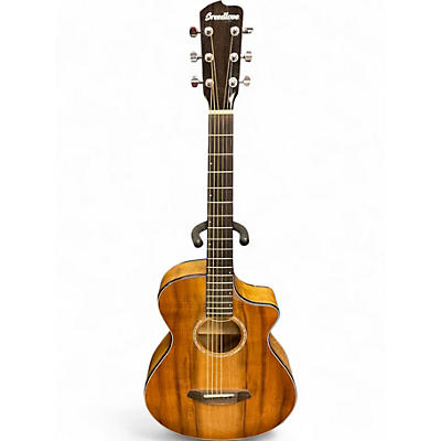 Used Breedlove Pursuit Ex Concertina CE MMP Natural Acoustic Electric Guitar