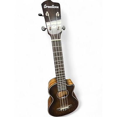 Used Breedlove Pursuit Exotic CE Tobacco Burst Ukulele