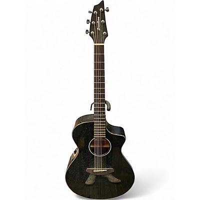 Used Breedlove Rainforest S Concert MB CE Black, blue wood grain Acoustic Electric Guitar