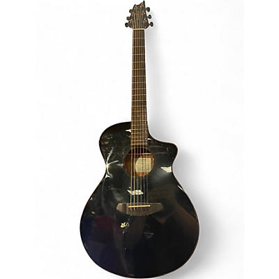 Used Breedlove Rainforest S Concert Trans Black Acoustic Electric Guitar