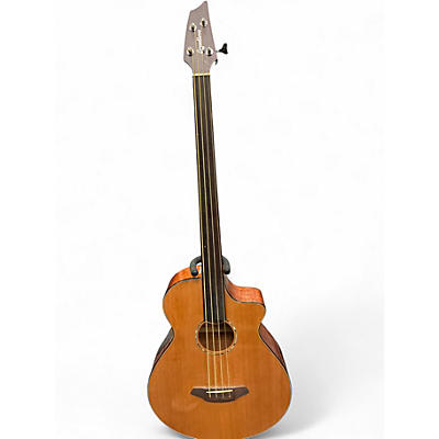 Used Breedlove Solo Bass Fretless Natural Acoustic Bass Guitar