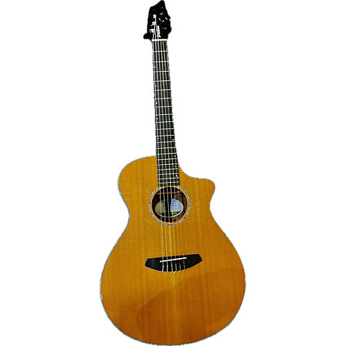 Breedlove Used Breedlove Solo Concert Natural Acoustic Electric Guitar Natural