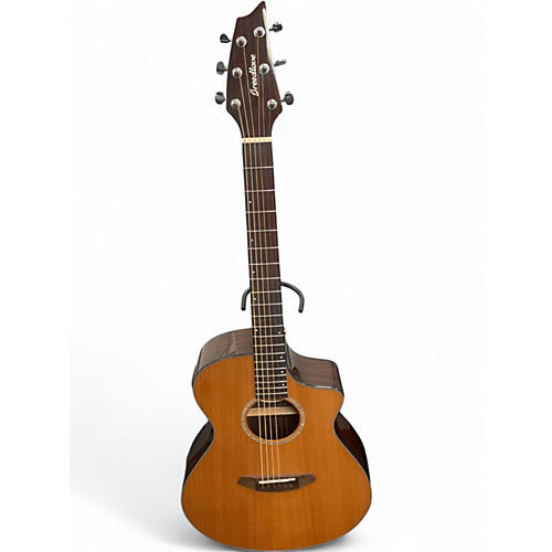 Used Breedlove Solo Concert Natural Acoustic Electric Guitar Natural