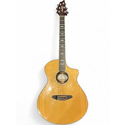 Used Breedlove Stage Concert Natural Acoustic Electric Guitar