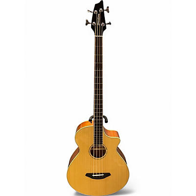 Used Breedlove Studio Bass Natural Acoustic Bass Guitar