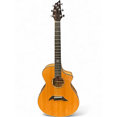 Used Breedlove Voice Concert Natural Acoustic Electric Guitar