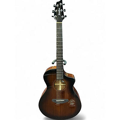Used Breedlove Wildwood CN Suede CE Brown Acoustic Electric Guitar
