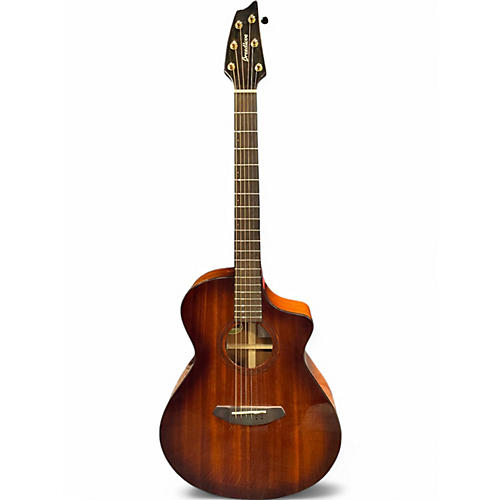 Used Breedlove Wildwood Pro Concert TE CE African Mahogany Acoustic Electric Guitar African Mahogany